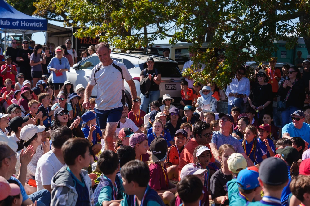 2026 prize winner with crowd
